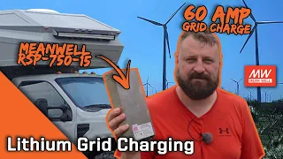 Lithium Grid Charging via the 60Amp Meanwell Power Supply