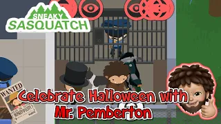 Sneaky Sasquatch - Break into the Jail | Halloween with Mr Pemberton
