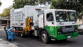 Another Bay Area Electric Garbage Truck - BYD New Way Sidewinder