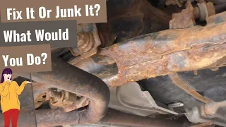 How Would You Fix This Rotted Out Nissan?