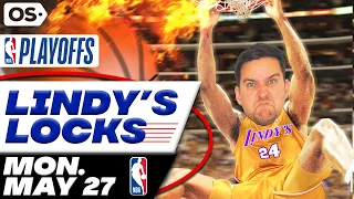 NBA Picks for EVERY Game Monday 5/27 | Best NBA Bets & Predictions | Lindy's Leans Likes & Locks