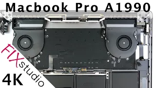 Macbook Pro 15 A1990 -  disassemble [4K]