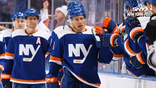 Brock Nelson and Zach Parise talk about the Islanders 5-2 win over the Flyers | New York Post Sports