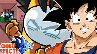 Goku Reacts To Goku Among Us (Parody)