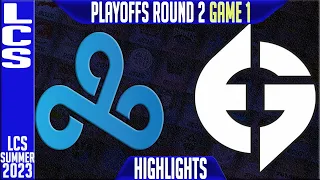 C9 vs EG Highlights Game 1 | LCS Summer 2023 Playoffs Upper RND 2 | Cloud9 vs Evil Geniuses G1