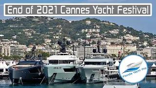 End of The 2021 Cannes Yacht Festival