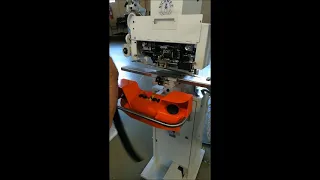 VIDEO MAQUINA SICOMEC MOD. TF150ELCN2L EN 2 LINEAS PARA GRABAR CINTURONES.