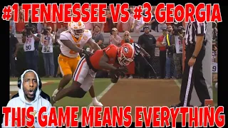 #1 TENNESSEE vs #3 GEORGIA HIGHLIGHTS REACTION