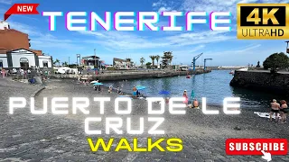 TENERIFE • Puerto De La Cruz • Canary Islands 🇮🇨 • ( 4k Walk ) 13th October 2023 • Amazing Weather
