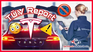 😳Autsch TESLA⚠️TÜV Report 2022🤷‍♂️mehr als jeder 10. Tesla fällt durch die TÜV Hauptuntersuchung⁉️