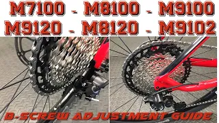 Shimano MTB Rear Derailleur B Screw Adjustment Guide - Whats The Different!