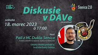 Diskusie v DAVe s Palim z HC Dukla Senica