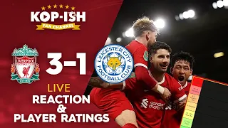 SZOBOSZLAI SCREAMER HELPS REDS WIN | LIVERPOOL 3-1 LEICESTER (CARABAO CUP) | LIVE REACTION