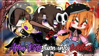 Afton Kids turn into toddlers [] “First option..” [] Part 2/2 [] FNaF