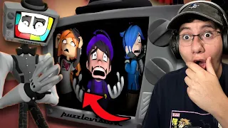 TRAPPED INSIDE OF MR. PUZZLES TV SHOW!? || SMG4: Mario's Mysteries REACTION