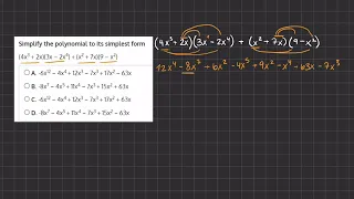 Algebra Simulation 6 Video Solution 15