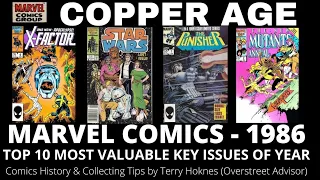 COPPER AGE Marvel Comics 1986 Top 10 Most Valuable key issues comic book invest Apocalypse Star Wars