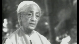 J. Krishnamurti - Madras 1981/82 - Public Talk 4 - Fear, pleasure and suffering are...