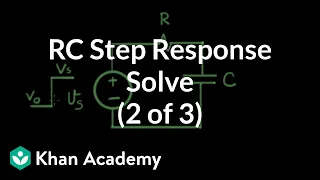RC step response 2 of 3 solve
