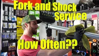 Dirt Bike Fork and Shock Suspension Service   How Often Do You Do This??