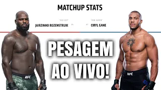 UFC JAIRZINHO VS GANE - PESAGEM E ENCARADAS AO VIVO! @ag.fight @mmahoje