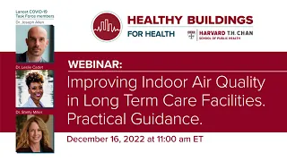 Harvard Healthy Building Webinar: Improving IAQ in Long-Term Care Facilities