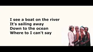 BONEY-M - I See A Boat On The River ( Lyrics )