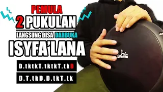 MUDAH BANGET!!! Tutorial Darbuka ISYFA'LANA Tanpa Roll