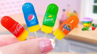 Fresh Coca Cola & Pepsi  & Fanta & Sprite Jelly Cake 🌈 Best Miniature Coca Cola Honey Jelly Recipes