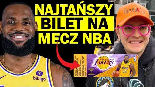 KUPIŁEM NAJTAŃSZY BILET NA MECZ LAKERSÓW - CZY BYŁO WARTO?!