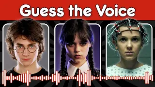 Guess the Wednesday, Stranger Things & Harry Potter Characters by their Voice