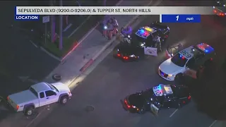 Pursuit ends in PIT maneuver and crash in North Hills