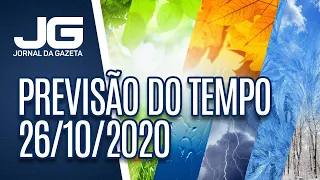 Previsão do Tempo – 26/10/2020