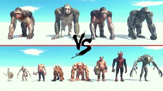 Goro The Giant Team Vs Infernals Faction ARBS | Animal Revolt Battle Simulator