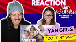 My Sister's Reaction 🇦🇲 Armenia 🇦🇲 Yan Girls - Do It My Way | Junior Eurovision 2023 🇫🇷 SUBTITLED