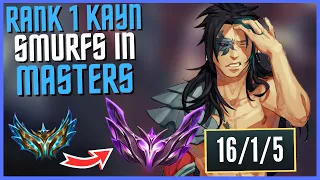 I TOOK MY KAYN INTO MASTERS ELO CAN CHALLENGER PLAYERS STILL SMURF IN THIS ELO?! - League of Legends