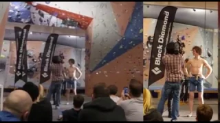 Adam Ondra - Climbing the hardest indoor route ever built Stockholm 2017