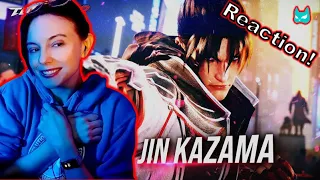 He's Looking Scary! - JIN KAZAMA Tekken 8 Gameplay Trailer - Reaction!