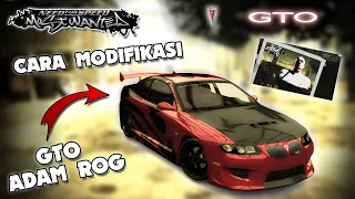 CARA MODIFIKASI MOBIL ADAM ROG - Need For Speed: Most wanted (2005)