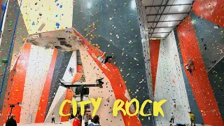 Indoor climbing at City Rock, Cape Town