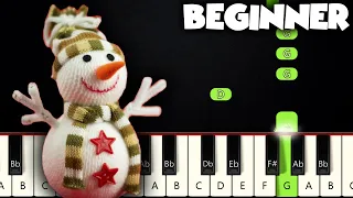 We Wish You A Merry Christmas | BEGINNER PIANO TUTORIAL + SHEET MUSIC by Betacustic