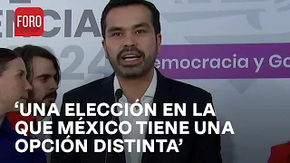 Así llegó Álvarez Máynez al Tercer Debate Presidencial