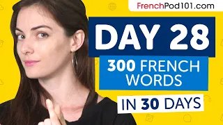 Day 28: 280/300 | Learn 300 French Words in 30 Days Challenge