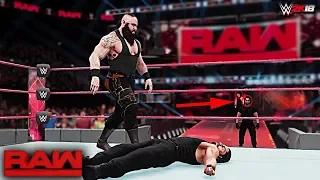 WWE 2K18 Custom Story - Braun Strowman Destroys THE SHIELD Raw 2018 ft. Rey Mysterio, Kane - 23