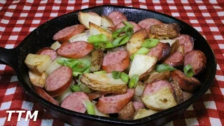 How to Cook Smoked Sausage and Potatoes in the Toaster Oven