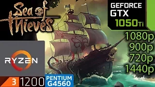 Sea Of Thieves - GTX 1050 ti - 1080p - 900p - 720p - 1440p - Full Game Benchmark - Ryzen 3 - g4560
