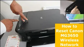 How to Reset Canon MG3650 Wireless Network