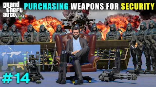 MICHAEL PURCHASES POWERFUL WEAPONS FOR SECURITY | GTA V GAMEPLAY