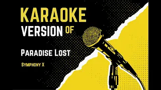 KARAOKE VERSION OF - Paradise Lost (Symphony X)