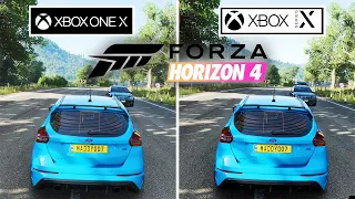 Forza Horizon 4 XBOX SERIES X VS XBOX ONE X Graphics Comparison Gameplay 4K/Next Gen Graphics
